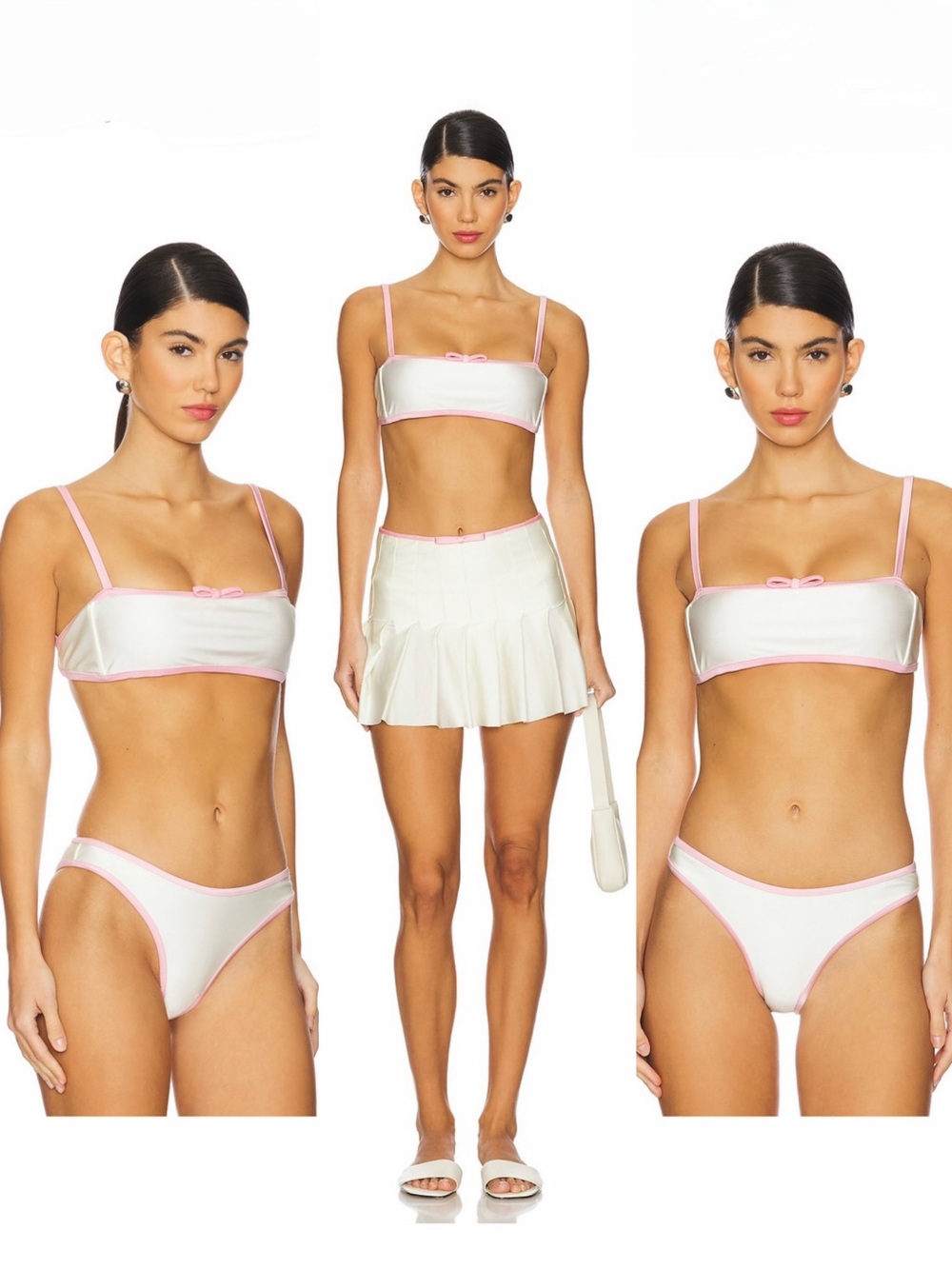 Shani Shemer 3-Piece Swim Set Nixie Skirt + Sia Top + Sable Bottom | Small